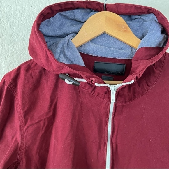 Craft + Flow Deep Red Jacket Size Medium - Picture 3 of 9